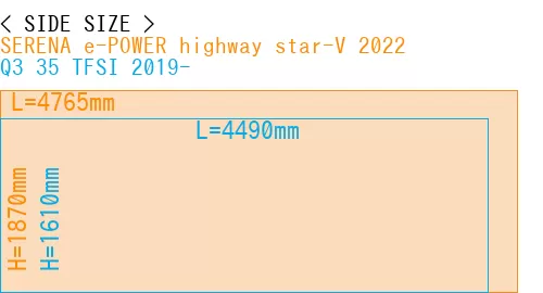 #SERENA e-POWER highway star-V 2022 + Q3 35 TFSI 2019-